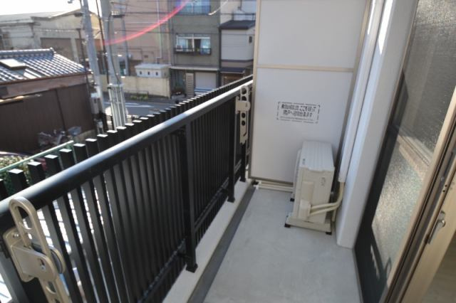 ソレイユ本願寺のバルコニー