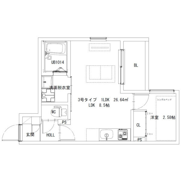 R-smart山科大宅の間取り