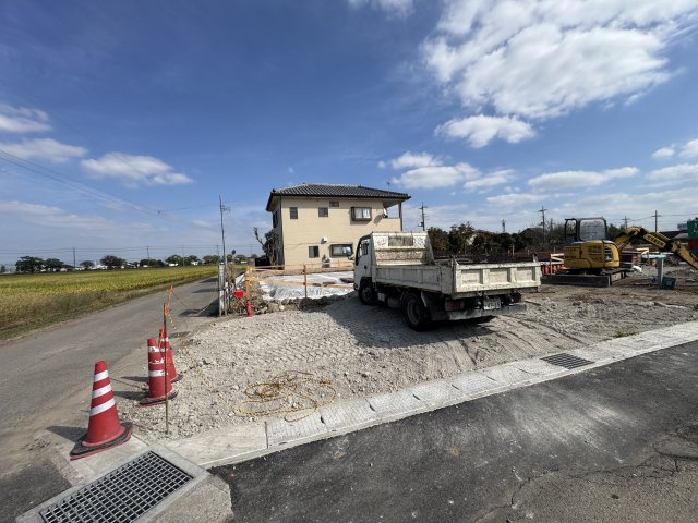 新築　前橋市公田町第１　クレイドルガーデン　１号棟の外観|現地写真　2027年1月完成予定！類似物件のご内覧等、お気軽にお問合せください♪　							
　							
