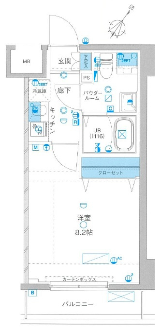 GENOVIA浅草Ⅲgreen veilの間取り