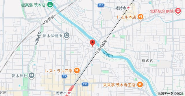 ハイツ中井の地図