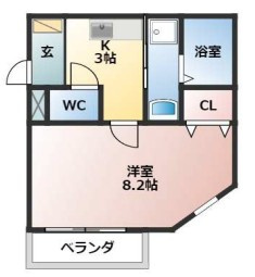 アレッタ長洲の間取り