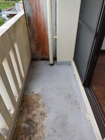 ハイツ琉大のバルコニー