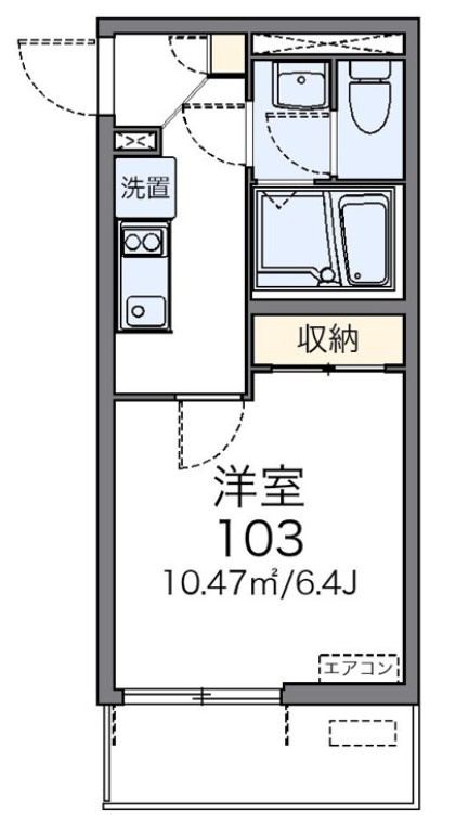 レオネクスト東向島の間取り