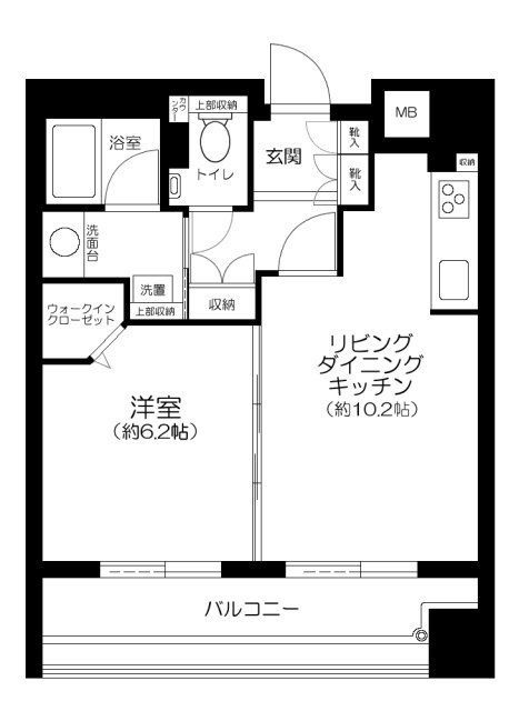 レフィール日本橋本町の間取り
