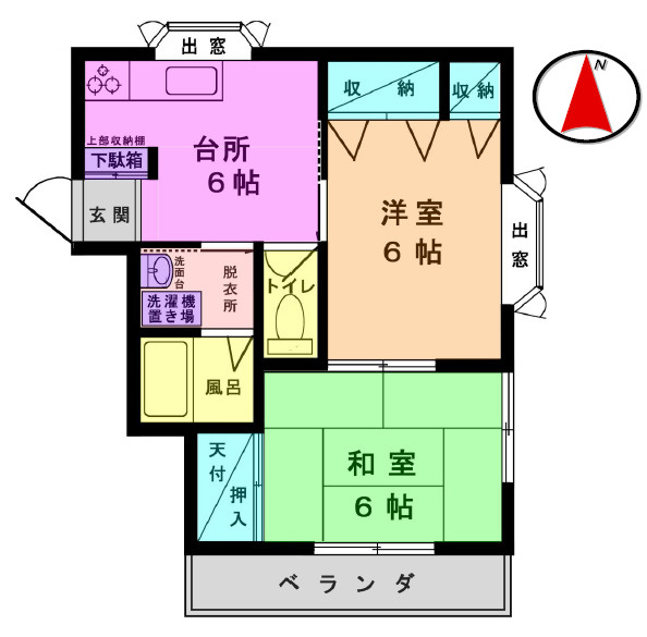 リバーコートの間取り