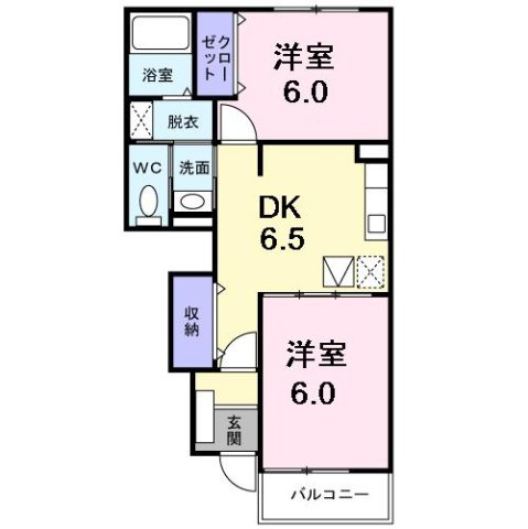 アルカンシエルの間取り