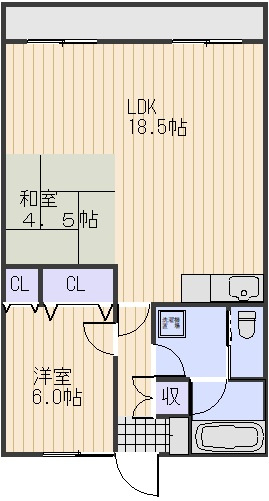 ラ・ルート豊成の間取り