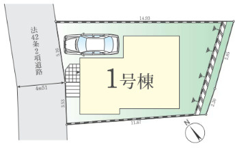 【区画図】 | ご家族様のプライベート空間が確保できる素敵な間取りです。また敷地ゆったりですので、おうち時間を楽しむのにもぴったりですね♪