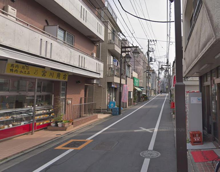 目黒区目黒本町１丁目の店舗事務所の周辺