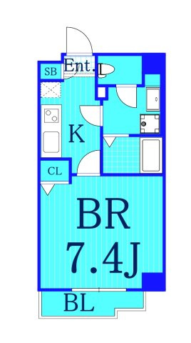 リブリフェリーチェ川崎の間取り