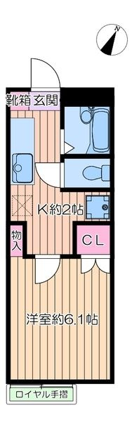クレアーレ瑞江Ⅳの間取り