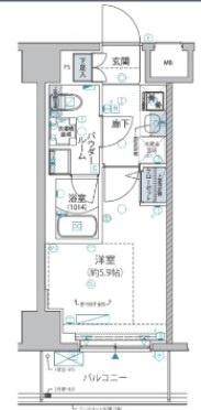 ヴァローレ松戸フィーロの間取り|間取りです。