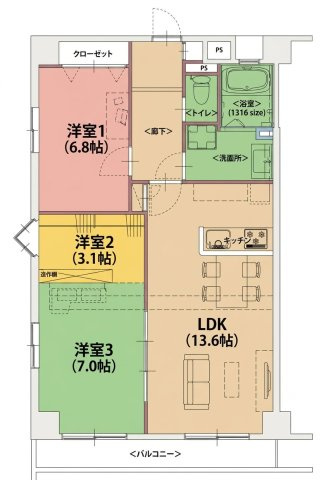 【間取り】 | TenGood大濠