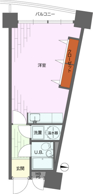 シャンボール北新宿の間取り