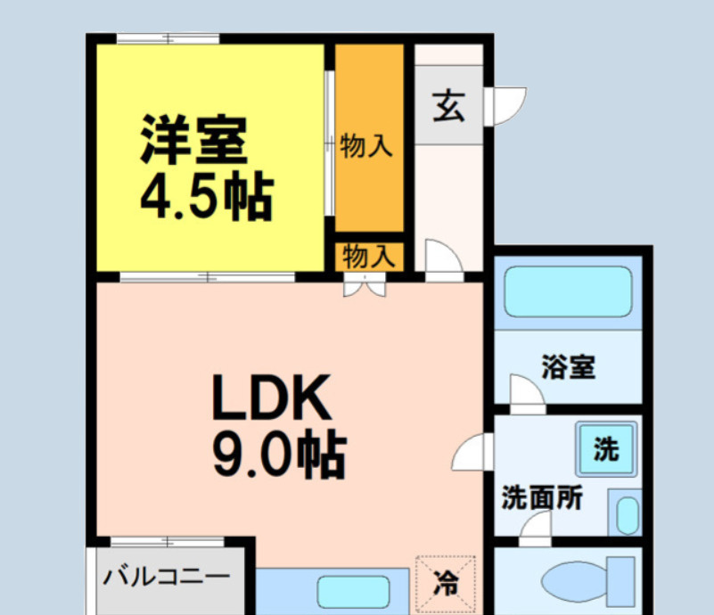 西国立コートビレッヂの間取り