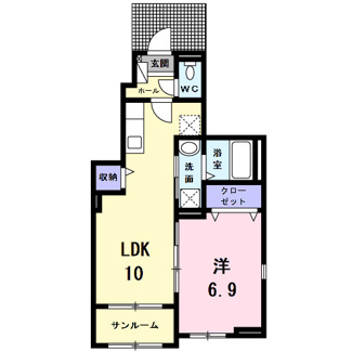 【間取り】 | ラフィーネ葛野・Ⅱ