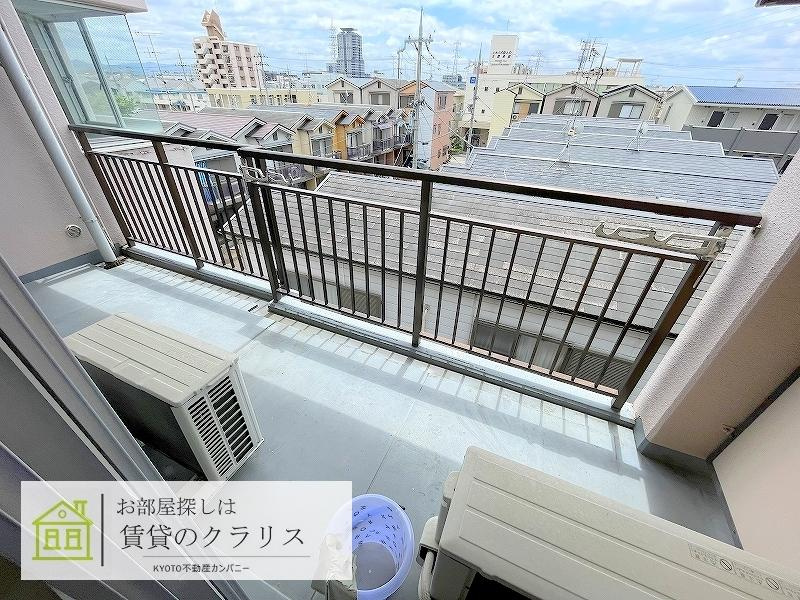ルシエルJR向日町駅（リノベルーム）のバルコニー