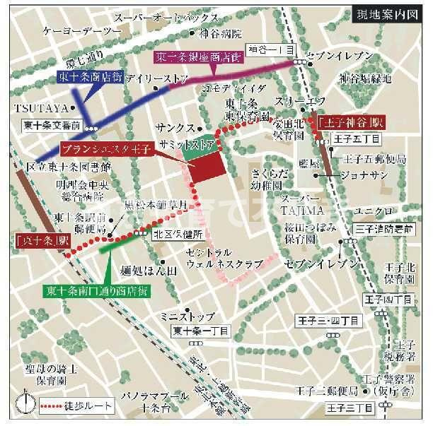 ブランシエスタ王子の地図