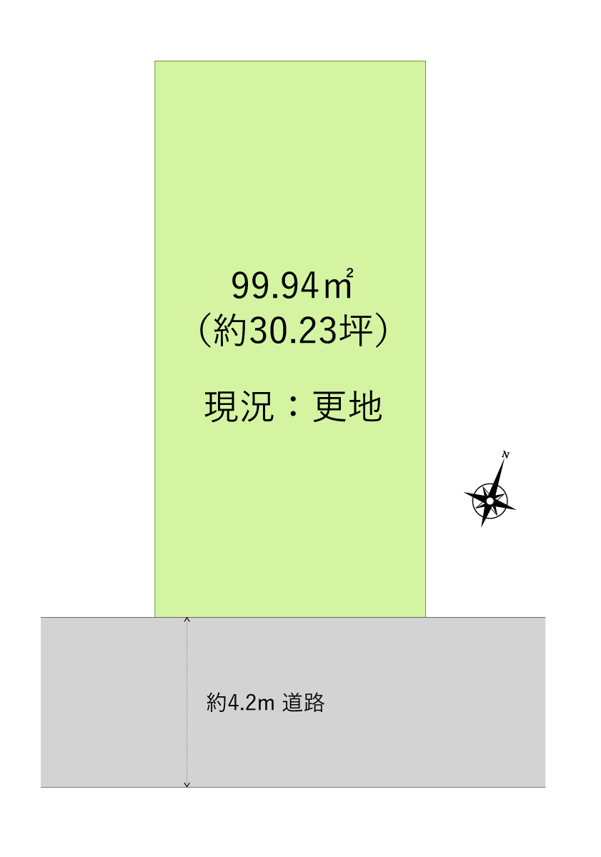 志木市中宗岡１丁目の売地の土地図|建築条件なし×自由設計！快適な暮らしが叶う便利な住環境♪
資料請求やご見学などお気軽にお問い合わせください。