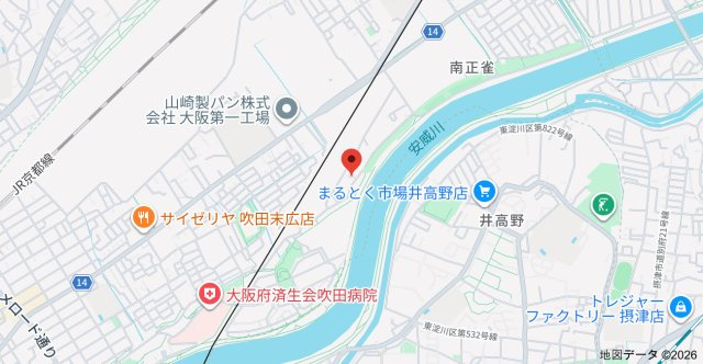 藤ハイツの地図