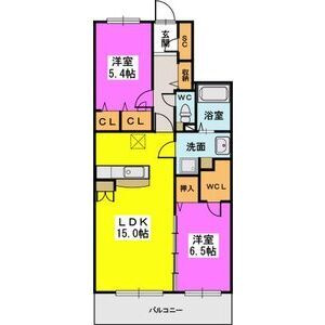 【間取り】 | ジュネス　フォーレ　