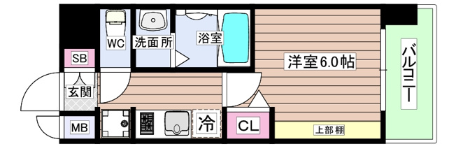 【間取り】 | プレサンス京橋GREEN YARDレアルテ