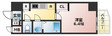 エスリード京橋WESTの間取り