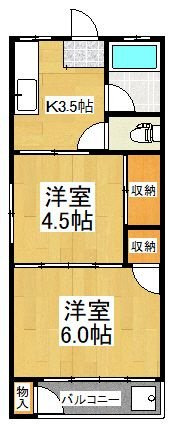 ハイツ松本の間取り
