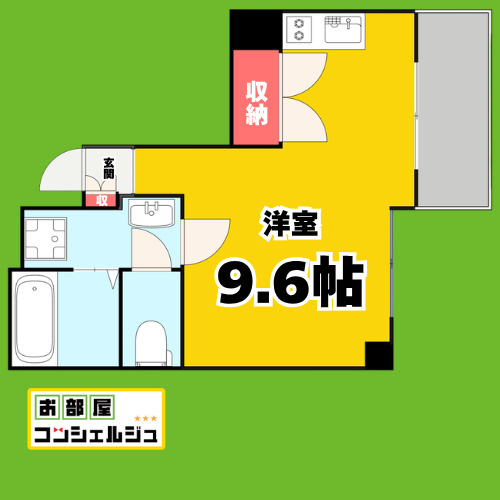 リエス千代田橋の間取り