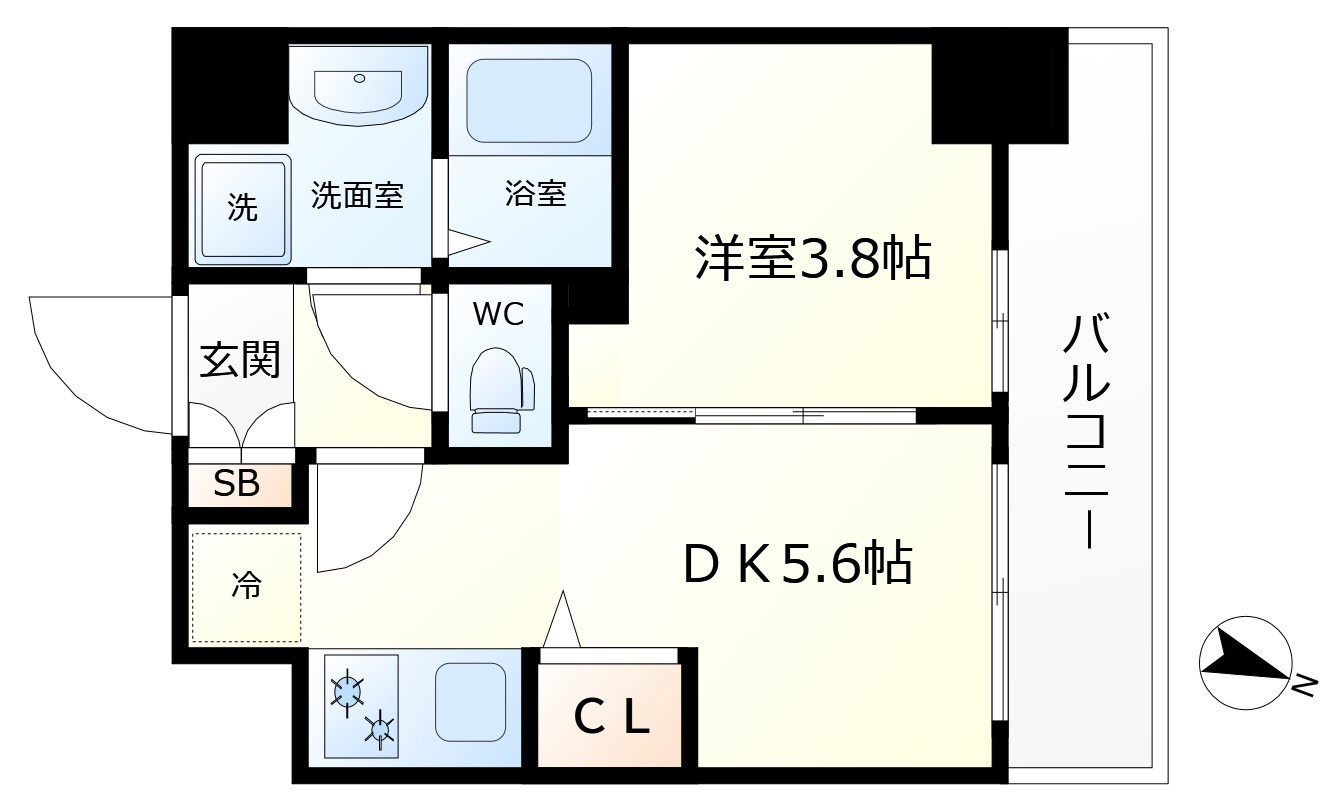 リヴェント福島野田　吉野小学校校区の間取り|リヴェント福島野田　間取り