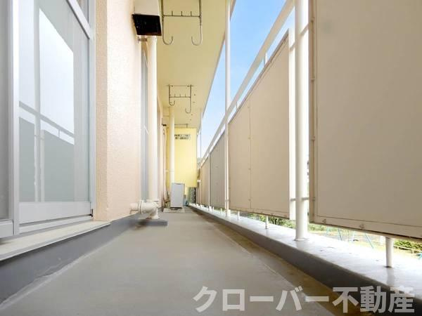 ビレッジハウス本村2号棟のバルコニー|ビレッジハウスの同一物件・同一タイプの間取りの写真です