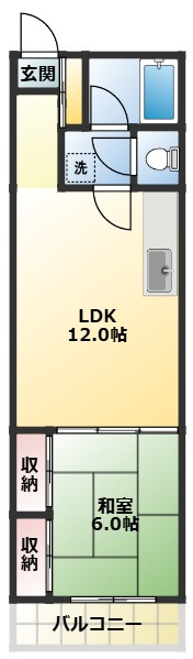 エルハイツ第4テラジマの間取り