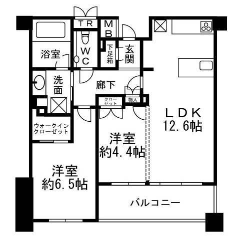 オーベル代々木上原の間取り