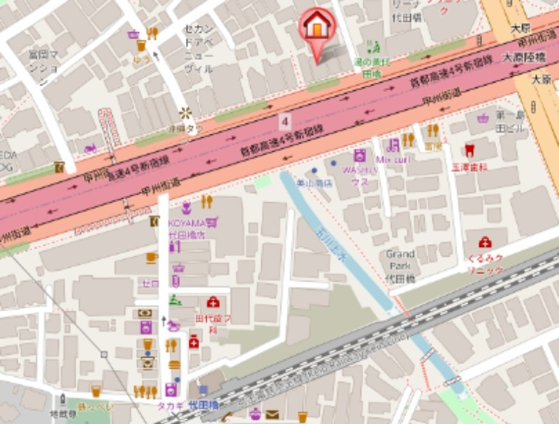 青木ヒルズの地図