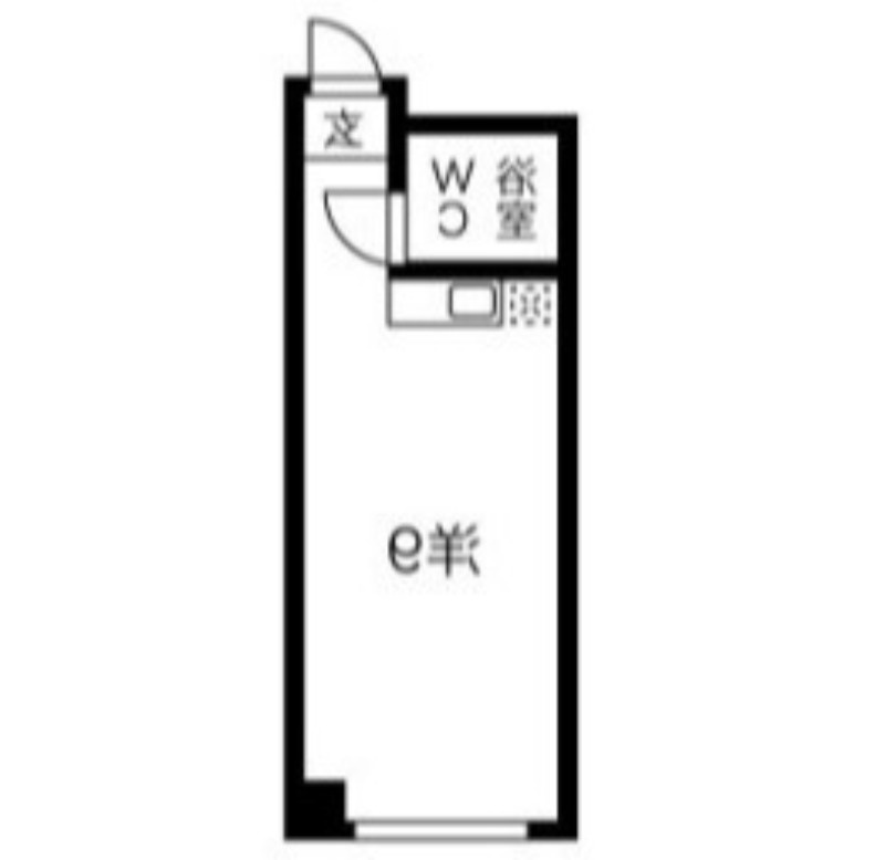 中野区中野１丁目の賃貸マンションの間取り|JK中野_305_間取り