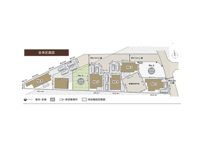【区画図】 | 東橋本新築戸建 | 区画図は概略を示すもので、現況と異なる場合は現況を優先します。販売状況は変動するため、ただいまの空き区画や各棟の違いは担当者がご説明します。無理な営業はいたしませんので、お気軽にご相談ください。