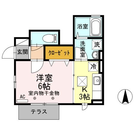 ピヴォワーヌの間取り