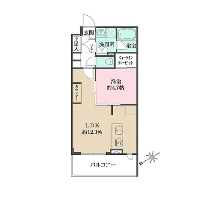 ＡＣＰレジデンス文京春日の間取り