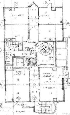 【地図】 | アイワパークサイドビル | ３・４階間取り