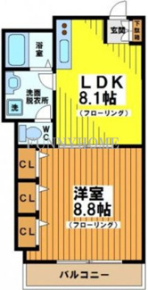 【間取り】 | アルパイン松原