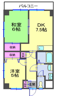 【間取り】 | メゾン貝塚