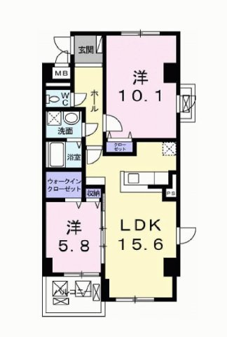 エアリーヒルズ芦屋の間取り
