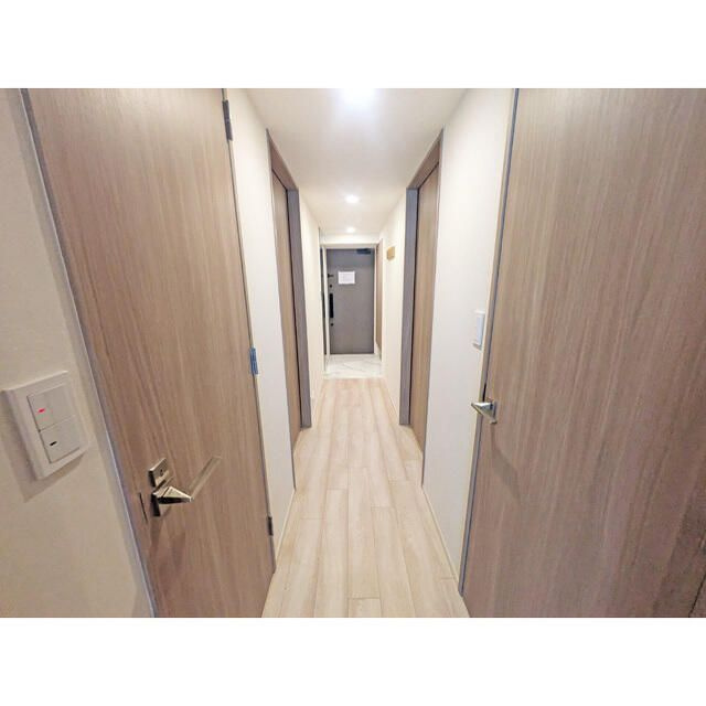クレストラフィーネ新川崎の玄関