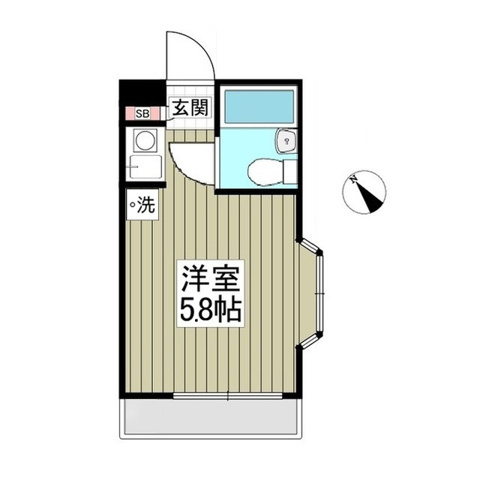 【間取り】 | サンウィングB