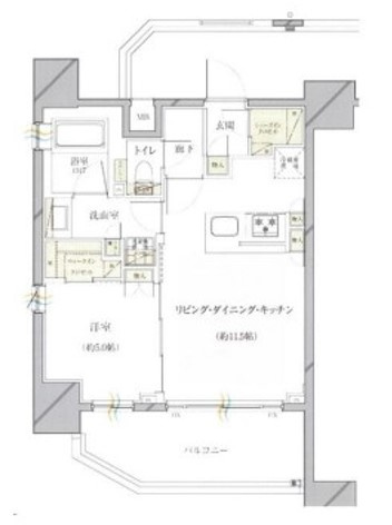 シティインデックス神田の間取り