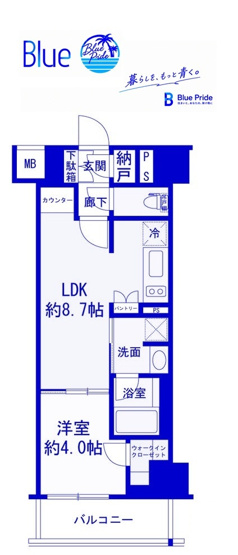 【間取り】 | デュオステージ横濱伊勢佐木