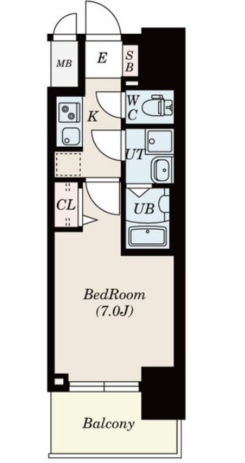 S-RESIDENCE上前津駅前の間取り