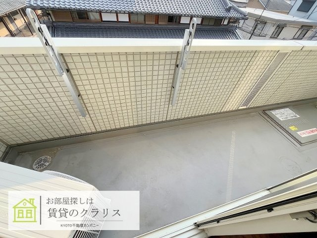 セジュール長岡天神のバルコニー