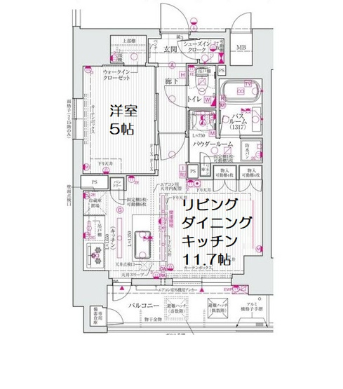 【間取り】 | エステムプラザ南船場レジスタ